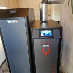 RTB Phoenix pillefyr installeret i Brønderslev, Nordjylland