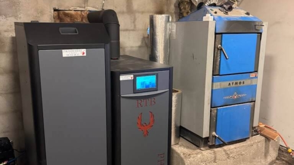 RTB Phoenix pillefyr færdig installeret i Brønderslev