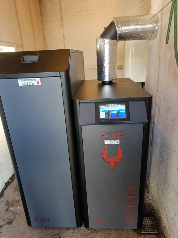 RTB Phoenix pillefyr installeret i Brønderslev, Nordjylland